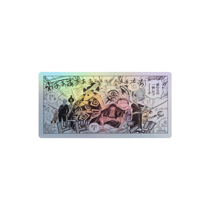 [Pre-order] [Made-to-order] JUMP Store Limited "ONE PIECE" HOLOGRAM KOMA STICKER - featuring the Straw Hat Pirates!!!